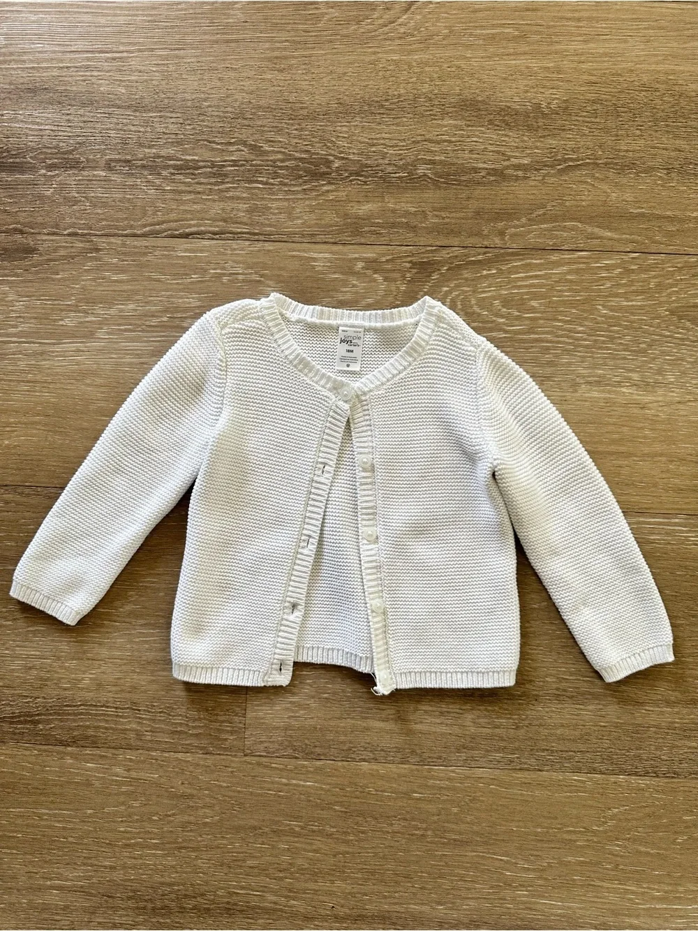 Carter's Cream Knit Baby Cardigan with Buttons